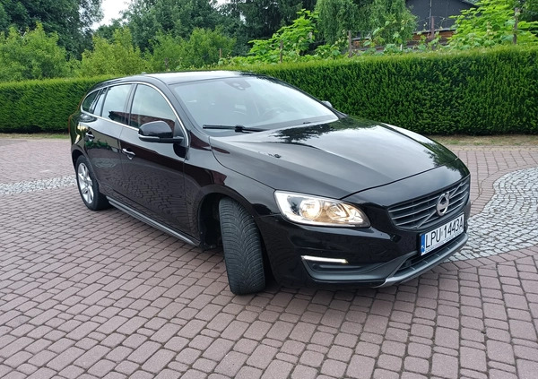 Volvo V60 cena 43777 przebieg: 178000, rok produkcji 2014 z Rydzyna małe 232